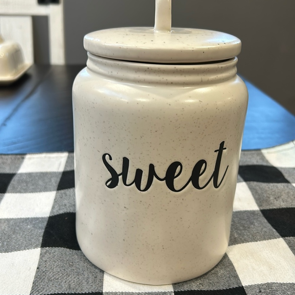 At Home “Sweet” Large candy or cookie Jar